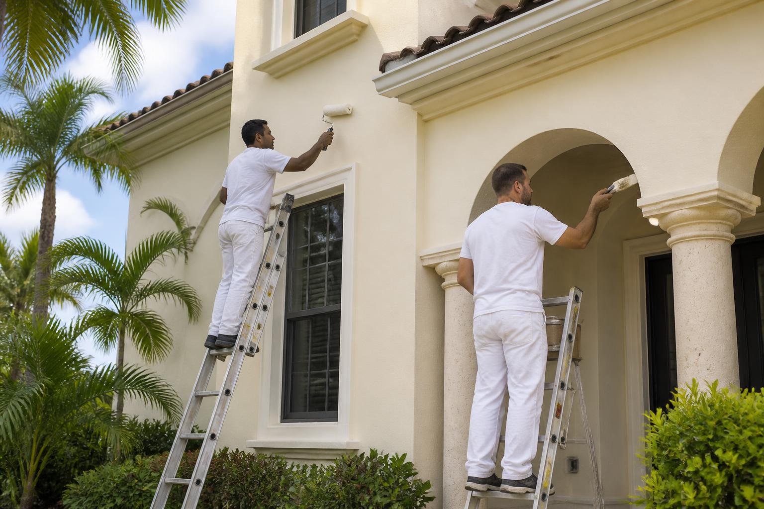 Exterior repaint on a Alachua, FL home by Fix & Finish Pro Services
